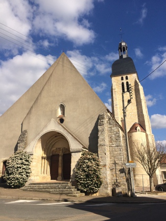 Vinneuf, église Saint-georges, art roman, art gothique, patrimoine, bourgogne